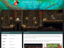 Tablet Screenshot of danfessler.com